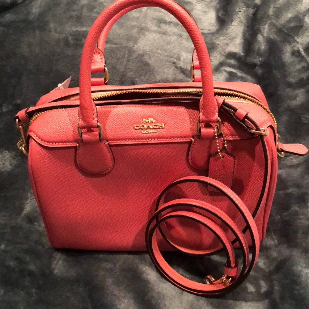 GOREGOUS pink Coach purse